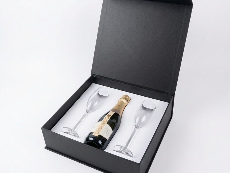 Caixa cartonada para taças e Chandon