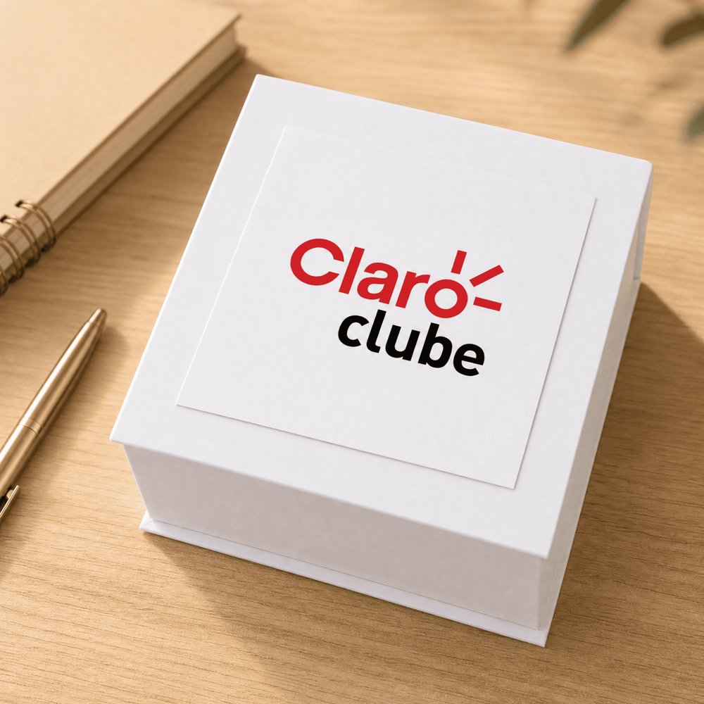Caixa personalizada Linha Express - cliente Claro Clube
